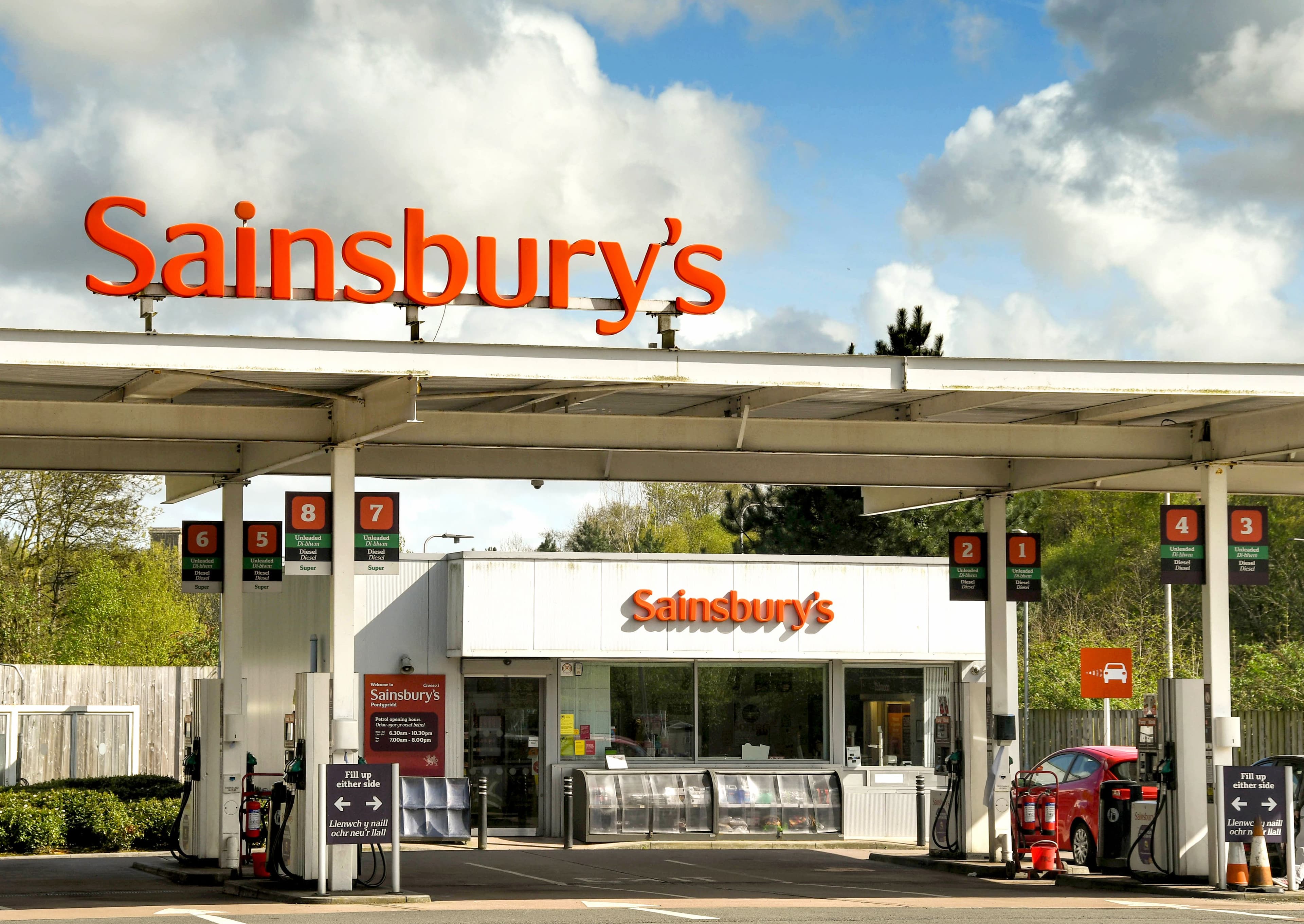 Sainsburys fuel station